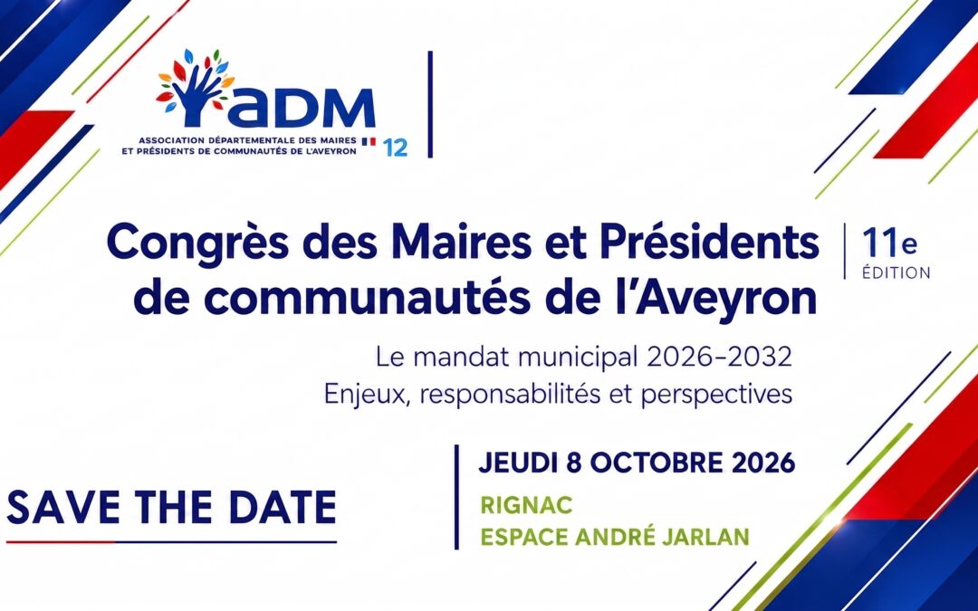 11ème CONGRÈS DE L&rsquo;ADM12 : RDV LE 8 OCTOBRE À RIGNAC